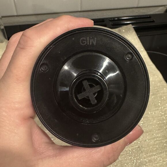 Bartesian Replacement Bottles 55300 Vodka & Gin Set Of 2 Liqour Label - Picture 3 of 4